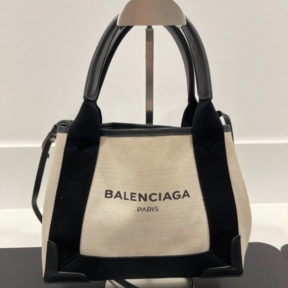 Balenciaga Navy XS Cabas w-way Hand/Shoulder Bag (142306) - Picture 1 of 15